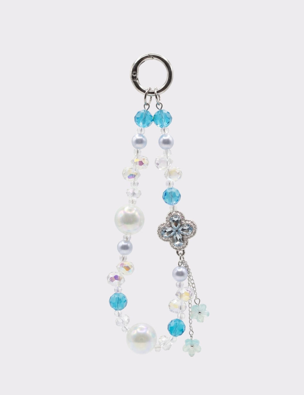 Bracelet Flower Pearl - Bleu