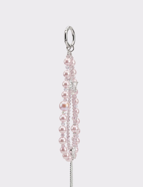 Bracelet Double Butterfly Pearl - Rose